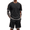 A-black, variant on Men's Waffle Shirt and Shorts Set 2 Piece Outfits Casual Summer Tracksuits Set with Pockets