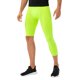thumbnail image 1 of Mallas de una pierna para hombre para baloncesto, mallas transpirables para entrenamiento físico MABOTO Verde claro/S, 1 of 7