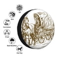 thumbnail image 2 of Kdxio Western Scenery With Old Wagon for Tire Cover Wheel Protectors Tyre Covers Weatherproof Wheel Covers Universal Fit for Trailer Rv SUV Truck Camper Travel Trailers 16 inch, 2 of 5