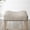 Tan + Wood, variant on Set of 2 Gray Fabric Counter Height Stools with White-Washed Wood Finish, Saddle Seat Design for Kitchen Island, 25.5 Inch Seat Height