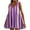 Purple, variant on Sexlip Womens Sleeveless V Neck Mini Dress Vertical Stripe Print Design Flared Skirt Lightweight Fabric Casual Silhouette for Summer Festivals Blue XL