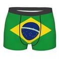 thumbnail image 3 of Brazil Flag Underwear Men Sexy Printed Customized Brazilian Proud Boxer Briefs Shorts Panties Soft Underpants, 3 of 7