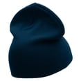 thumbnail image 3 of Mini Rose Logo Embroidered Short Beanie - Navy OSFM, 3 of 5