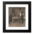 thumbnail image 2 of William Strang 15x17 Black Modern Framed Museum Art Print Titled - The Soup Kitchen, 2 of 5