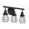 thumbnail image 3 of 50603-FB Craftmade Lighting Thatcher - 3 Light Cage Bath Vanity In Transitional/Modern and Contemporary Style-11 Inches Tall and 19 Inches Wide-Flat, 3 of 3