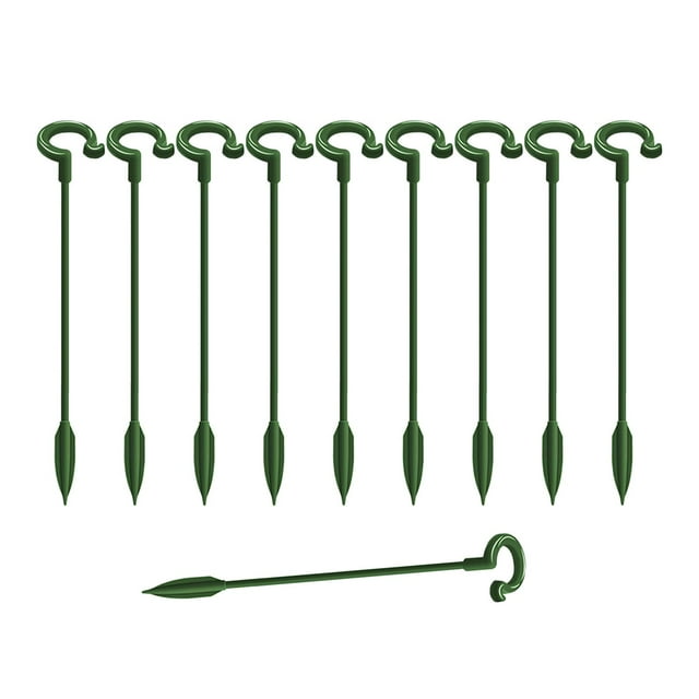 Estacas de plástico para soporte de plantas, de plantas para rosas, 27cm Zulema Estacas de apoyo para plantas