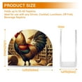 thumbnail image 3 of Vintage Rooster Napkin Holders for Tables Napkin Stand Paper Holder Organizer Tabletop Tissue Box Dispenser, 3 of 8