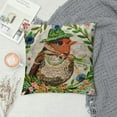 thumbnail image 2 of Chilfamy Christmas Wreath Throw Pillow Covers Winter Animal Lovely Bird Decorative Farmhouse Pillow Cover Xmas Pillowcase Cushion Cover Holiday Outdoor Decorations (Xmas-Bird), 2 of 5
