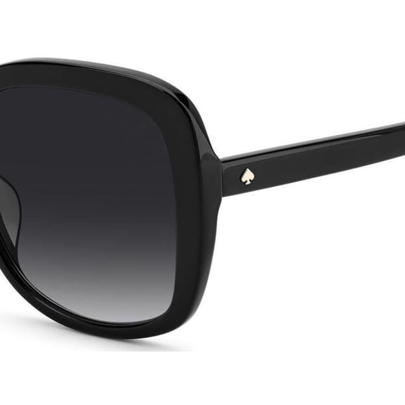 Kate Spade KS WENONA/G/S Plastic Womens Square Sunglasses Black 56mm Adult