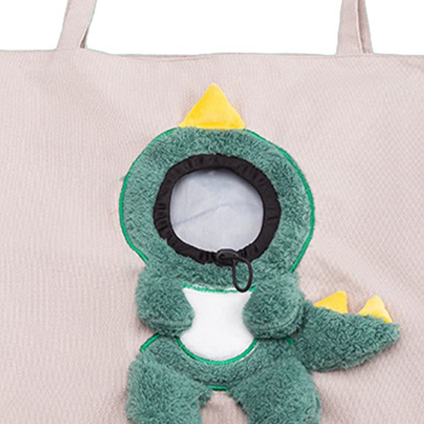 Bolso de hombro para gatos, bolso de mano transpirable para perros, con cordón de dibujos animados, divertido para mascotas pequeñas Ndcxsfigh Libre de BPA