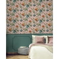 thumbnail image 3 of NextWall Rose Ash Sanibel Floral Trail Peel and Stick Wallpaper, 3 of 10