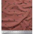 thumbnail image 1 of Soimoi Brown Rayon Fabric Eyes Face Fabric Prints By Yard 56 Inch Wide, 1 of 3