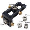 thumbnail image 1 of Jinsinto Woodworking Adjustable Screw Jig,Hole Drilling Guide Kit,Woodworking Drill Bit Set, 1 of 5