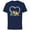 Navy, variant on Disney and Pixar’s Up Young Carl and Ellie Dreaming - Short Sleeve Cotton T-Shirt for Adults - Customized-Yellow