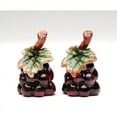 thumbnail image 3 of Grape Ceramic Salt and Pepper Shakers 3" Hand Painted Kitchen Dining Decor Gift, 3 of 3
