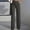 Dark Gray womens pants 06, variant on Dress Pants for Women, High Waisted Solid Color Wide Leg Straight Trousers with Pockets, Flowy Drape, Minimalist Full Length Casual Office Pants