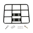 thumbnail image 1 of Bike Rear Rack Delivery Box Rack Detachable Waterproof Luggage Package Rack with 53 x 43cm, 1 of 7