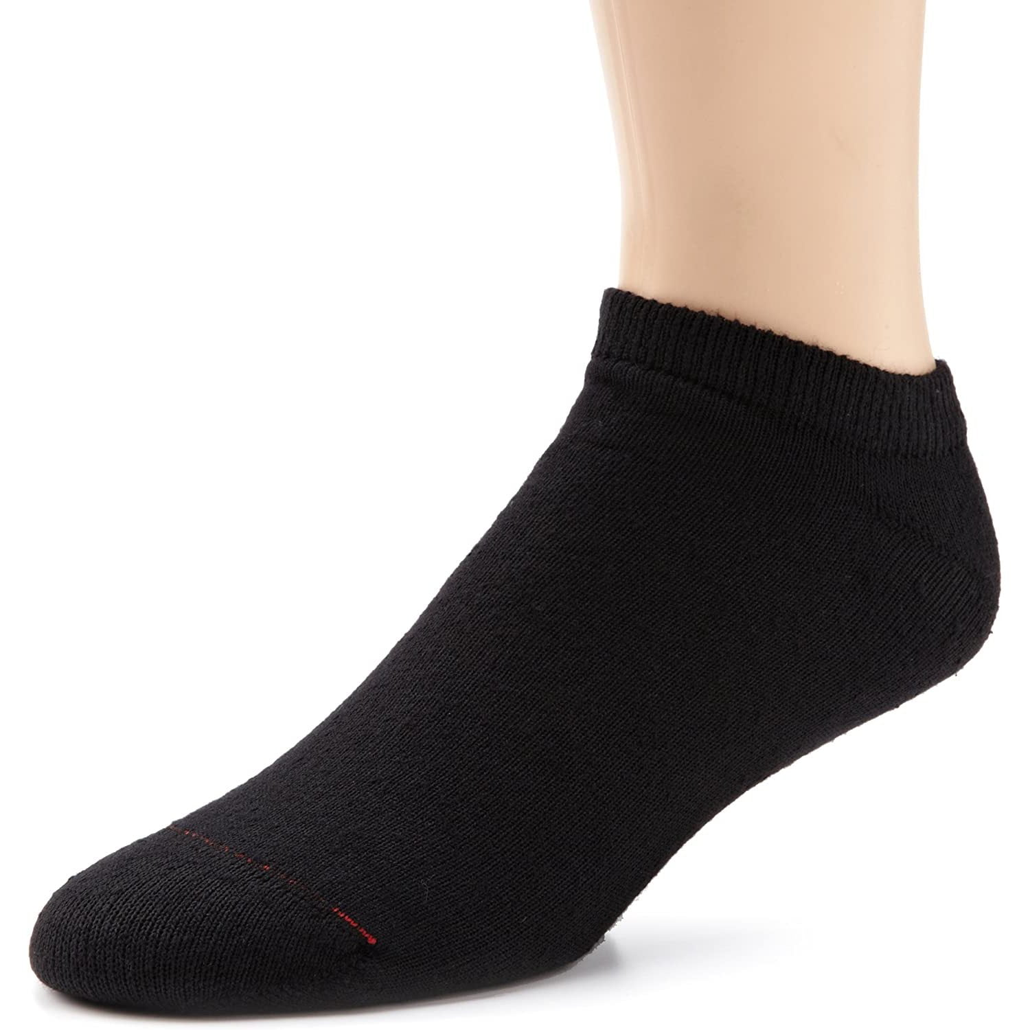 Hanes Men's Double Tough No Show Socks, 6-Pair Pack, 100% Polyester ...