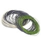 thumbnail image 4 of Línea principal de pesca con mosca flotante, peso de nailon de PVC, 3 colores, verde hierba, gris, morado y marfil, DT4F, 4 of 5