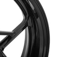 thumbnail image 3 of 17x3.5" Front Wheel Gloss Black Tubeless for Kawasaki Ninja 650 Z650 Z900 17-22, 3 of 6