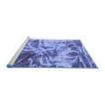 thumbnail image 2 of Ahgly Company Machine Washable Indoor Rectangle Abstract Blue Modern Area Rugs, 3' x 5', 2 of 4