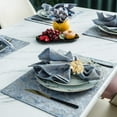 thumbnail image 3 of Windfall 60Pcs Napkin Rings Alloy Hollow Out Flower Ring Napkin Holder Adornment Exquisite Household Floral Rhinestone Napkins Rings Set for Wedding Mother s Day Party Dinner Table Decor, 3 of 7
