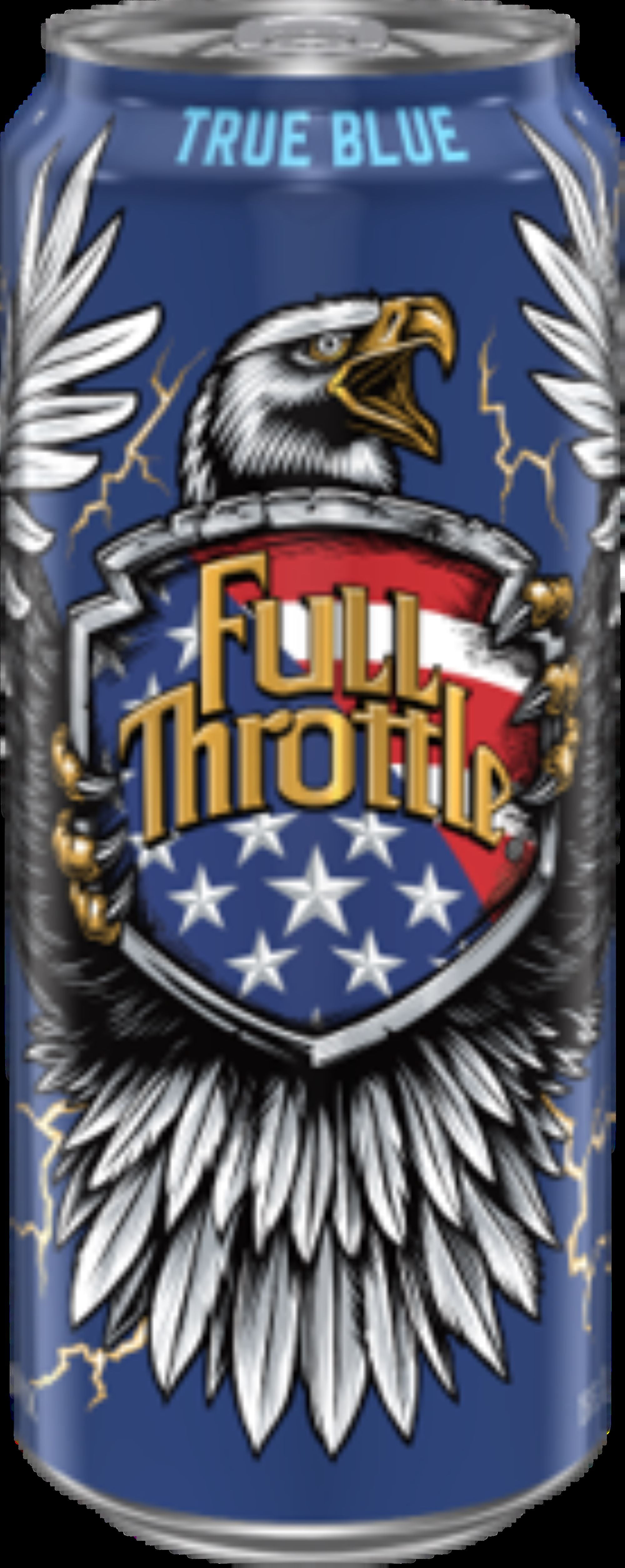 Full Throttle True Blue Energy Drink 16oz Cans (Quantity of 24