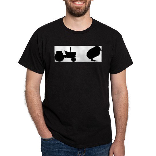 CafePress - Tractor Chick_1 Light T Shirt - Men's Classic Cotton T-Shirts