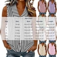 thumbnail image 2 of cocolona Womens Summer Striped Tank Tops Collar Sleeveless Button Shirts Trendy Casual Slim Fit Blouses, 2 of 6