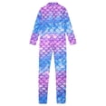 thumbnail image 4 of Fldy Costume de Danse Gymnastique pour Filles Sirène Princesse Cosplay Corps Entier Type H m, 4 of 7