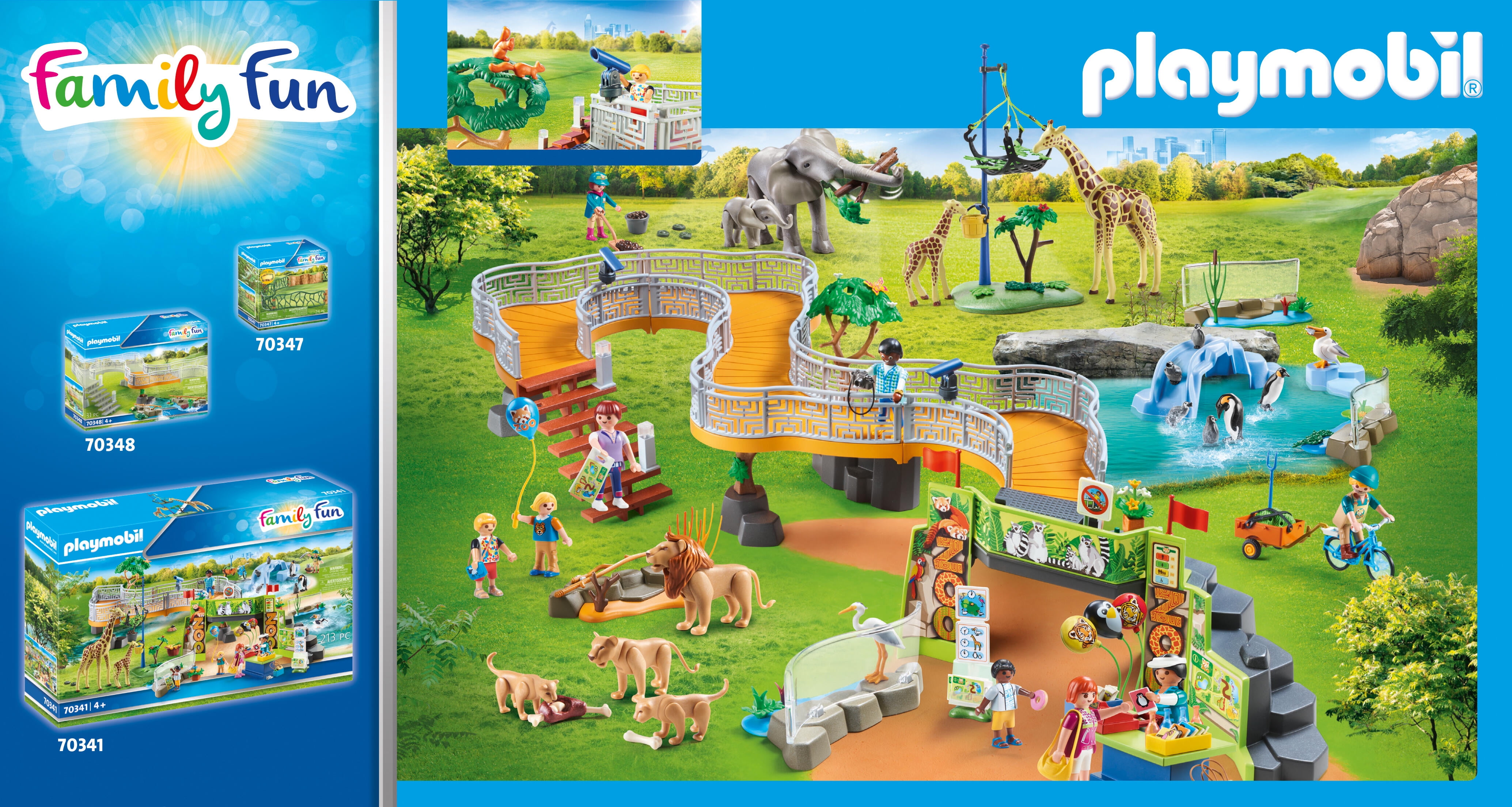 PLAYMOBIL Adventure Zoo Outdoor Lion Enclosure