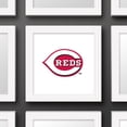 thumbnail image 4 of Gallery Pops MLB Cincinnati Reds - Primary Club Logo Wall Art, White Framed Version, 12" x 12", 4 of 5