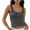 Dark Gray~, variant on Jjayotai No Boundaries Tank Tops, Trendy Y2K Tank Tops, Womens Square Neck Cute Bow Lace Trim Ribbed Knitted Crop Camisole Shirts 2025, Athletic Tank Tops for Women Dark Gray~ S