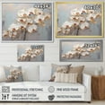 thumbnail image 4 of Designart "Blooming Beige And Gold Orchid IV" Orchids Wall Art Prints, 4 of 7