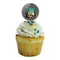 thumbnail image 5 of Wolf Mountain Optical Illusion Cupcake Picks Toppers Decoration Set of 6, 5 of 6