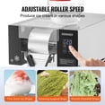 thumbnail image 3 of KFFKFF Commercial Snowflake Ice Machine, 375LBS/24H Snowflake Ice Maker, Stainless Steel Ice Shaver Machine, Electric Snow Cone Maker, Air Cooling System, 3 of 9