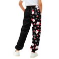 thumbnail image 4 of XQYLOS Boys Girls Christmas Sweatpants Straight Leg Baggy Joggers Elastic Waist 𝖣rawstring Holiday Pants 3-14 Years, 4 of 6