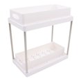 thumbnail image 4 of Under Sink Organizer, Easy To Clean Slide Out Design Easy To Install Under Sliding Cabinet Basket Organizer Multipurpose  For Kitchen Black,White, 4 of 8