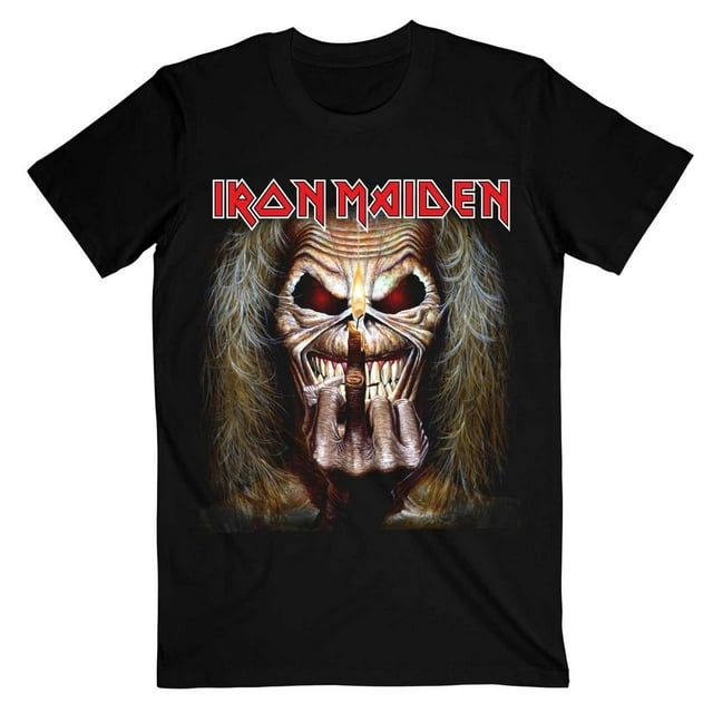 Iron Maiden T-Shirt à Doigt Eddie Candle pour Adulte