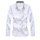 thumbnail image 1 of Camisas informales de otoño con estampado floral para hombres Camisas de cuello de solapa de manga larga más el tamaño M-7XL AweSitey FS6353-09, 1 of 7