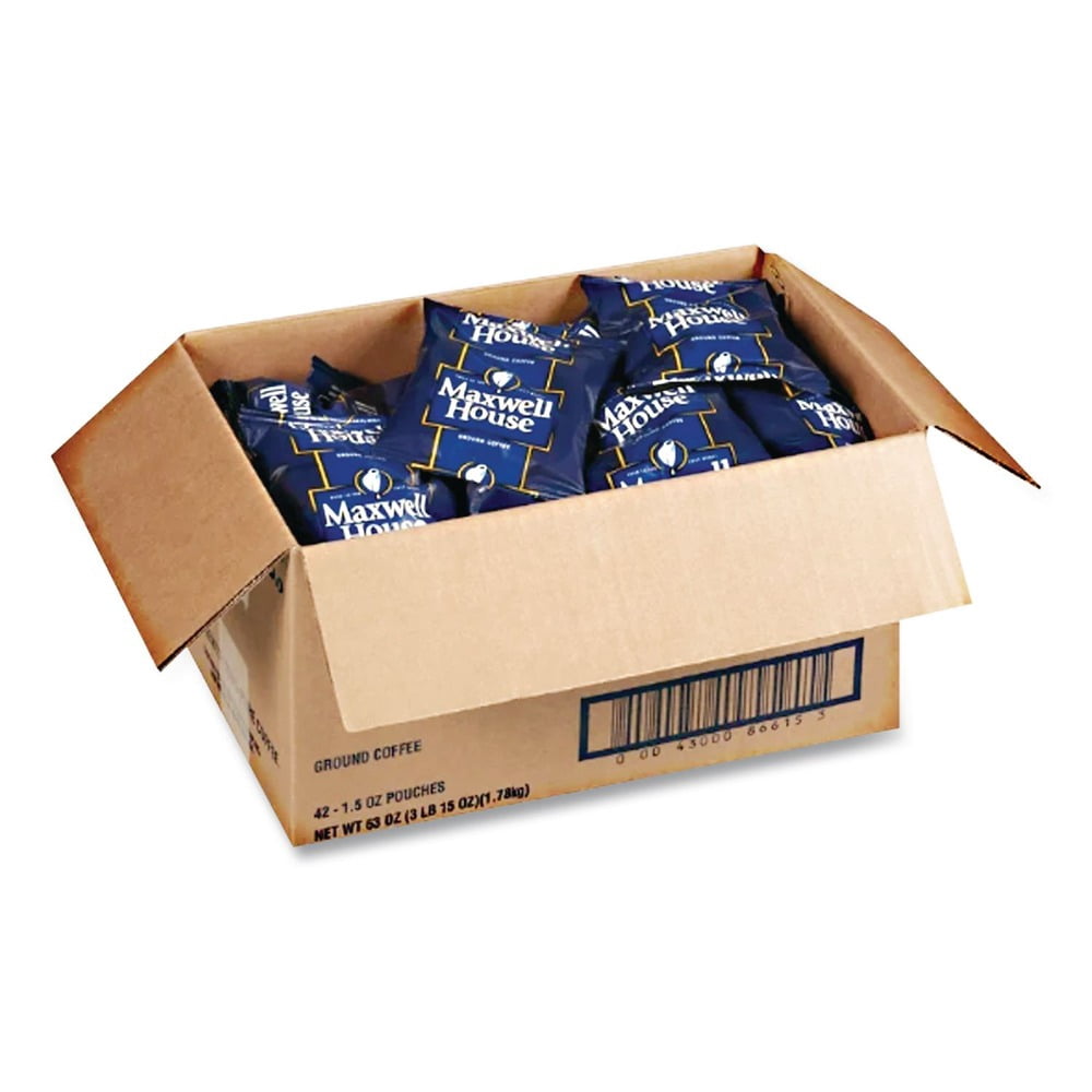 Maxwell House GEN86635 1.1 oz. Pack Regular Ground Coffee (42/Carton)