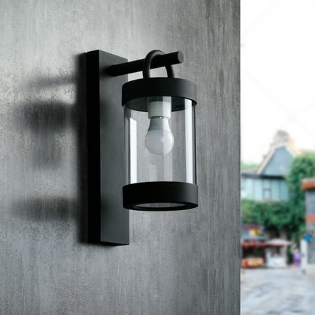 

Inowel Dusk to Dawn Outdoor Wall Lights Fixture E26 Bulb Base Porch Light Wall Mount Sconce Max 28W 100V Hard Wired Dark Grey