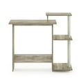 thumbnail image 5 of Furinno Efficient Home Laptop Notebook Computer Desk, Sonoma Oak/White, 5 of 7
