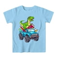 thumbnail image 4 of Back to School Shirt Casual Cartoon Prints Boys T Shirts Crewneck Short Sleeve Kids Clothes 1-13 Years, 4 of 4