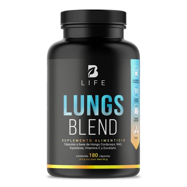 Fórmula para los Pulmones BLIFE 180c Lungs Blend B Life Cápsulas