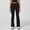 Black, variant on Vivianyn HD Women's High Waisted Flare Leg Yoga Pants, Buttery Soft Workout Pants for Women,Blue,Size S-XL