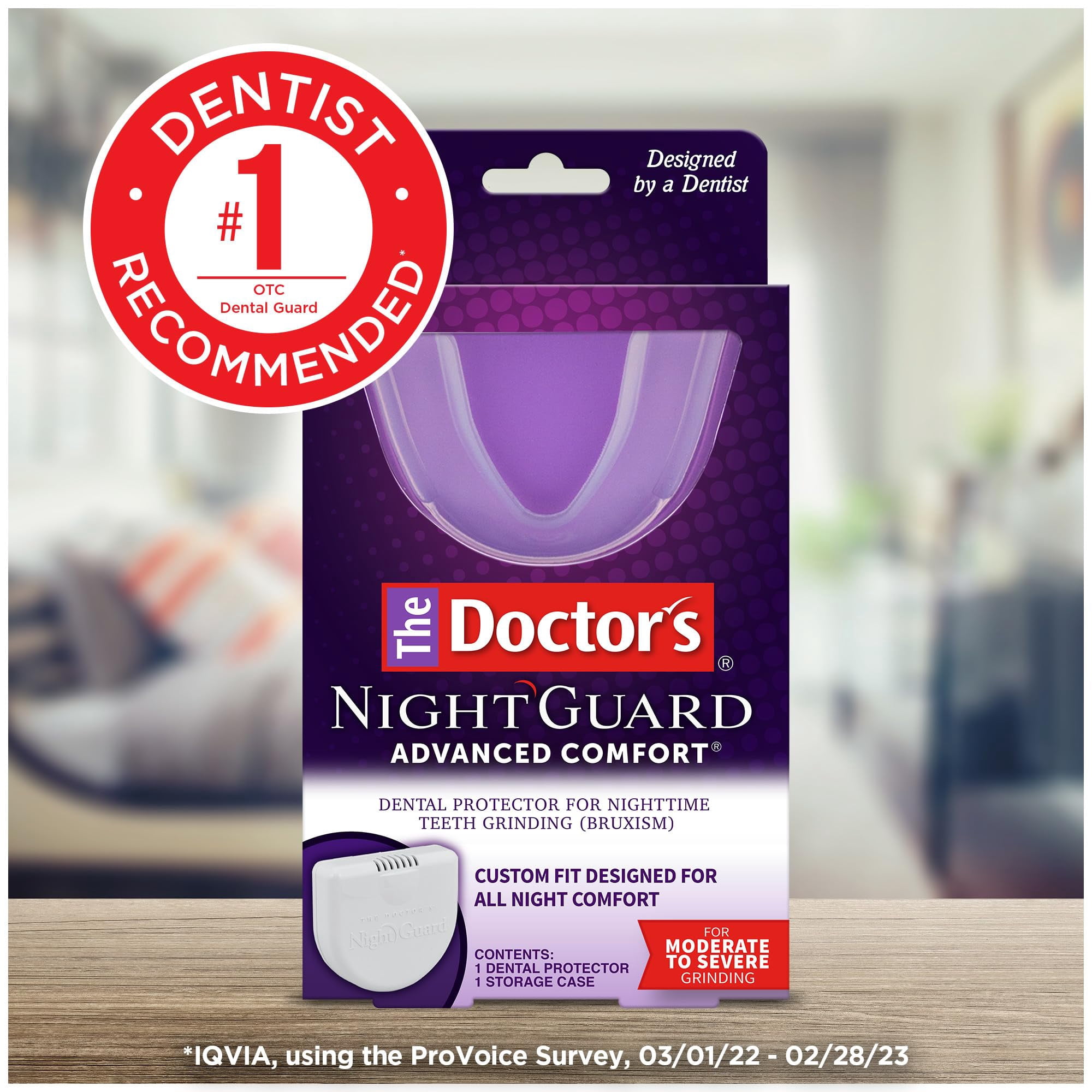 The Doctor's Advanced Comfort Nightguard for Dental Protector (Pack of 2)