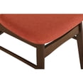 thumbnail image 6 of New Classic Furniture Morocco Wood Dining Chair in Orange (Set of 2), 6 of 9