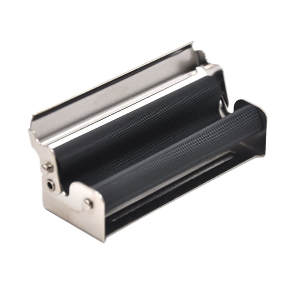 Máquina para liar cigarrillos, rodillo de tabaco, máquina de metal, negro, manual, tubos para hacer cigarrillos, cigarrillos de metal, máquina negra para hacer cigarrillos usted mismo (negro