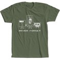 thumbnail image 1 of Never Forget Retro Funny Novelty Graphic T-Shirt, 1 of 3